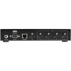 StarTech.com 2x2 HDMI Video Wall Controller - 4K 60Hz HDMI 2.0 Video Input to 4x 1080p Output - Video Wall Processor for Multi Screen Display - Video Wall Splitter - RS232/Ethernet Control