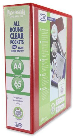 Elba 400008437 ring binder A4 Red