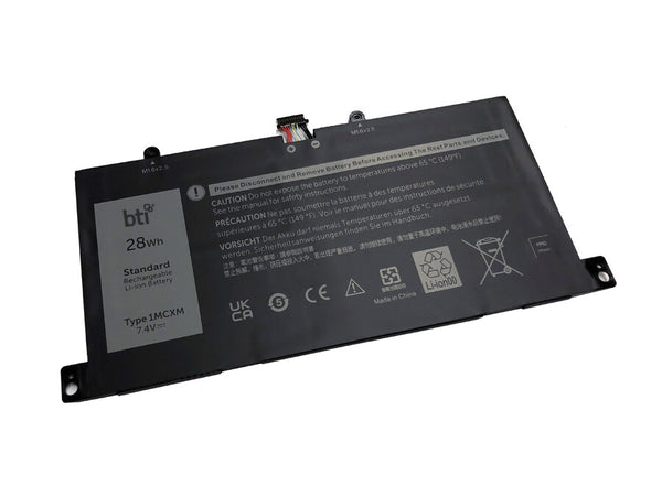 BTI 28Wh cell 0G3JJT compatible battery for DELL LATITUDE 5179 KEYBOARD LATITUDE 11 5179 KEYBOARD LATITUDE 5175 KEYBOARD