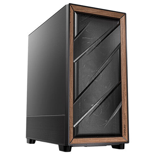 Antec FLUX SE Midi Tower Black, Wood
