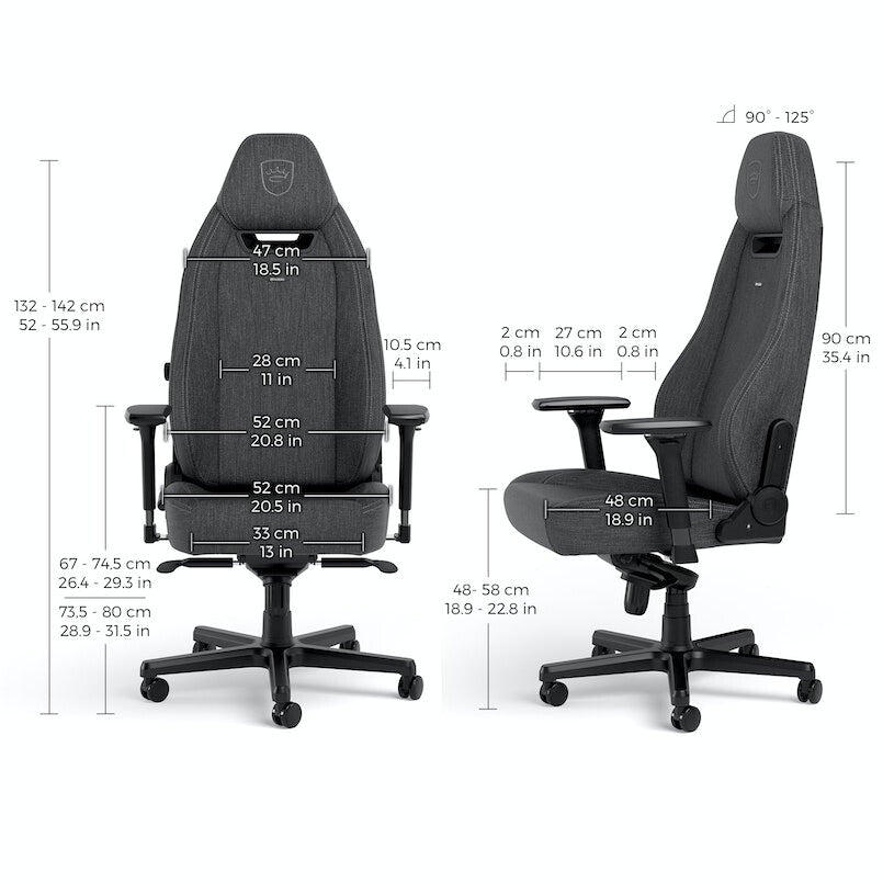 noblechairs LEGEND Gaming Chair TX Edition – Anthracite Grey - image 6