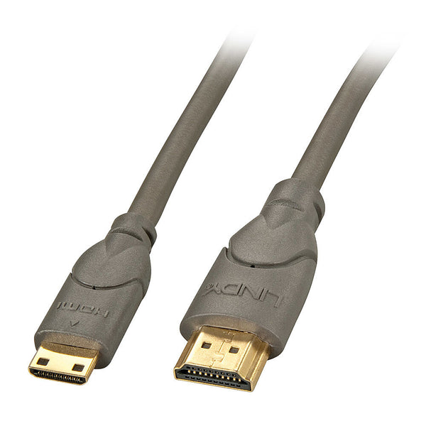 Lindy 2m Premium High Speed HDMI to Mini HDMI Cable, Anthra