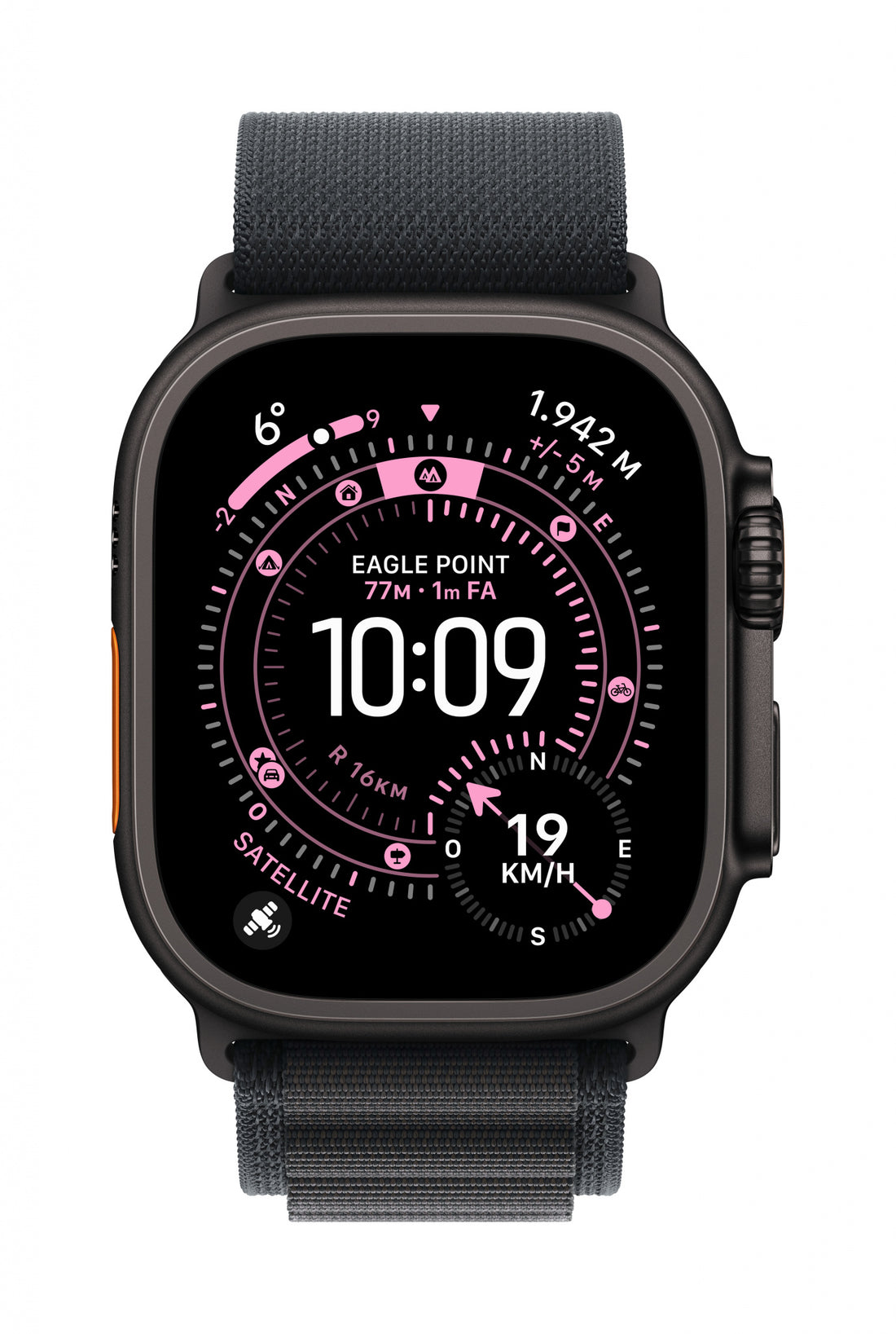 Apple 49mm Black Alpine Loop - Small (MG9G4ZM/A)