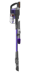 Black & Decker BHFEV182CP-GB stick vacuum/electric broom 2-in-1 stick vacuum Battery Dry Bagless 0.65 L Purple, Titanium 2 Ah