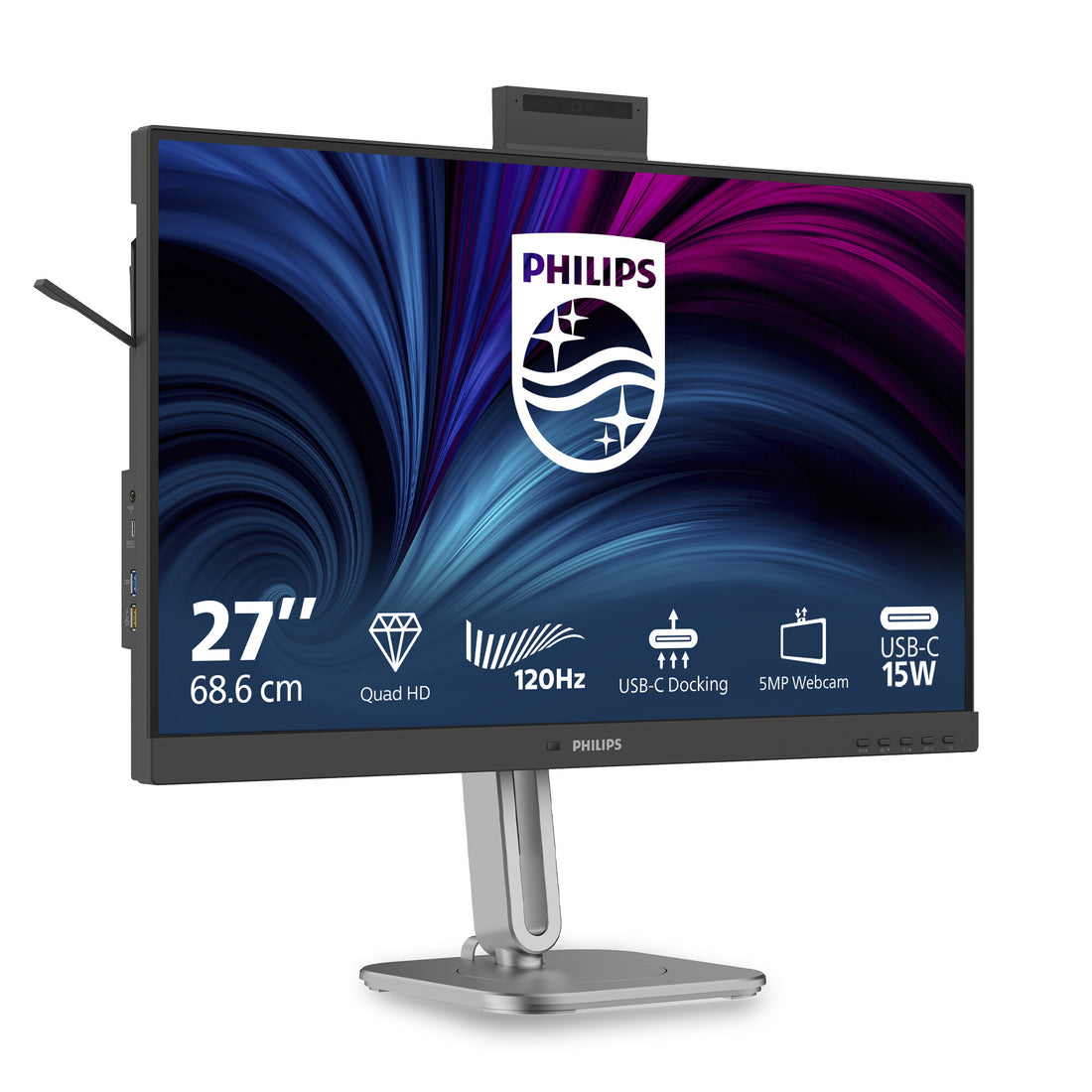 Philips 4000 series 27B2U4601H/00 computer monitor 27" 2560 x 1440 pixels Quad HD LCD Black - image 3