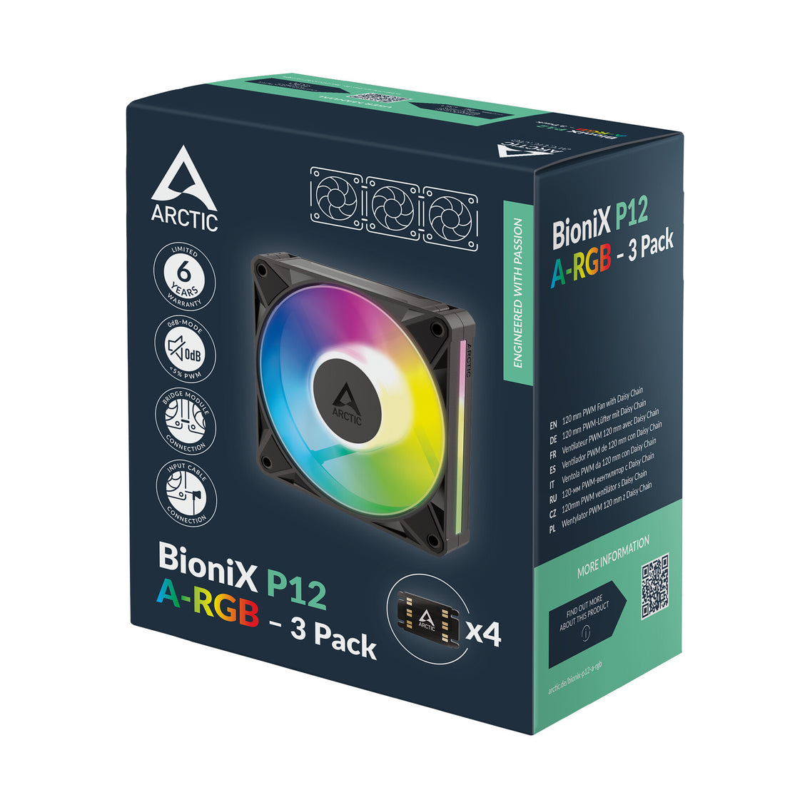 ARCTIC BioniX P14 A-RGB - 3 Pack 140 mm PWM Fan with Daisy Chain - image 10