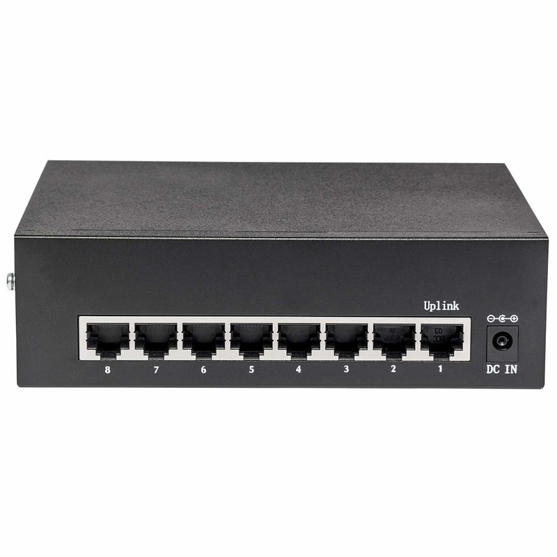 Intellinet 8-Port Gigabit Ethernet PoE+ Switch, IEEE 802.3at/af Power over Ethernet (PoE+/PoE) Compliant, 60 W, Desktop, Box