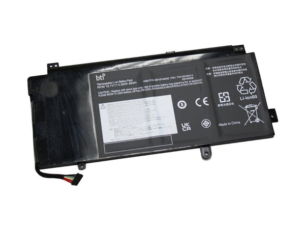 BTI 00HW014 compatible 67Wh 4-cell battery for LENOVO YOGA 15