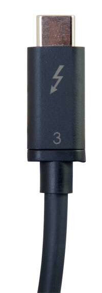 C2G 1m Thunderbolt 3 Cable (20Gbps) – Thunderbolt Cable – 4K support – Black - image 4