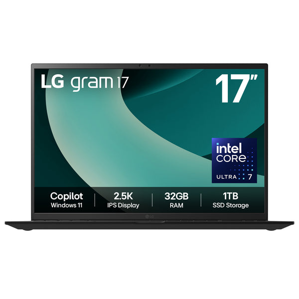 LG Gram Hybrid 17" Laptop (17Z90T-G.AD88A1) - Intel Core Ultra 7 255H, 32GB RAM, 1TB SSD, Windows 11 Home