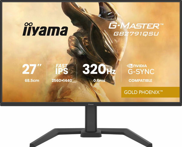 iiyama G-MASTER 27" Wide Quad HD 320Hz Gaming Monitor (GB2791QSU-B1)