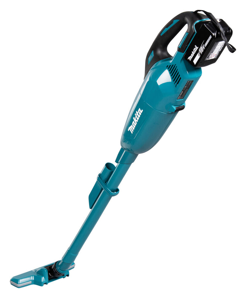 Makita DCL284FZB stick vacuum/electric broom 2-in-1 stick vacuum Battery Dry Black, Teal