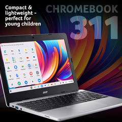 Acer Chromebook 311 CB311-12H Laptop - Intel N100, 4GB, 64GB eMMC , Integrated Graphics, 11.6