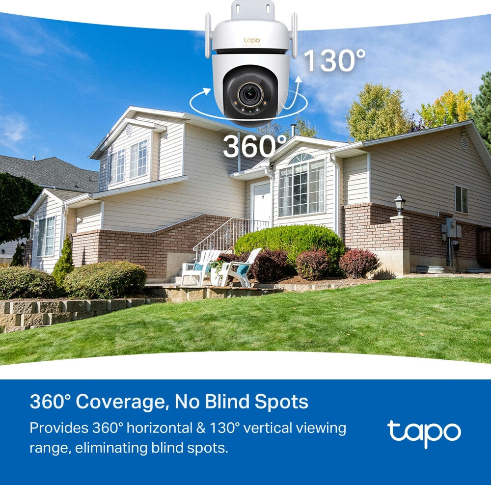 TP-Link Outdoor Pan/Tilt Security Wi-Fi Camera SPEC: 3K 5MP (2880x1620), 2.4 GHz, 2 × External Antennas, 1 × - image 7
