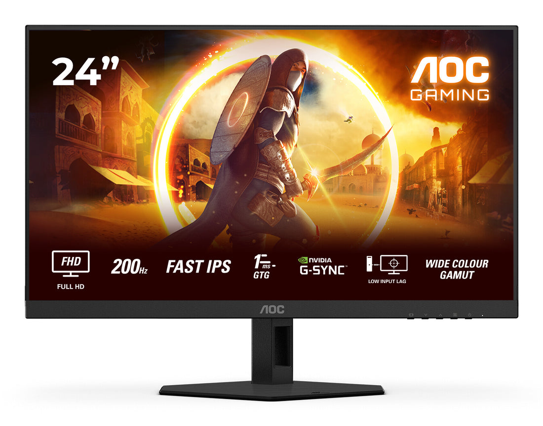 AOC G4 24G4HRE computer monitor 23.8" 1920 x 1080 pixels Full HD LED Black, Red