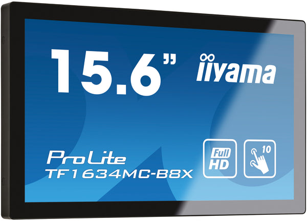 iiyama ProLite 15.6" Full HD Touchscreen Monitor (TF1634MC-B8X)