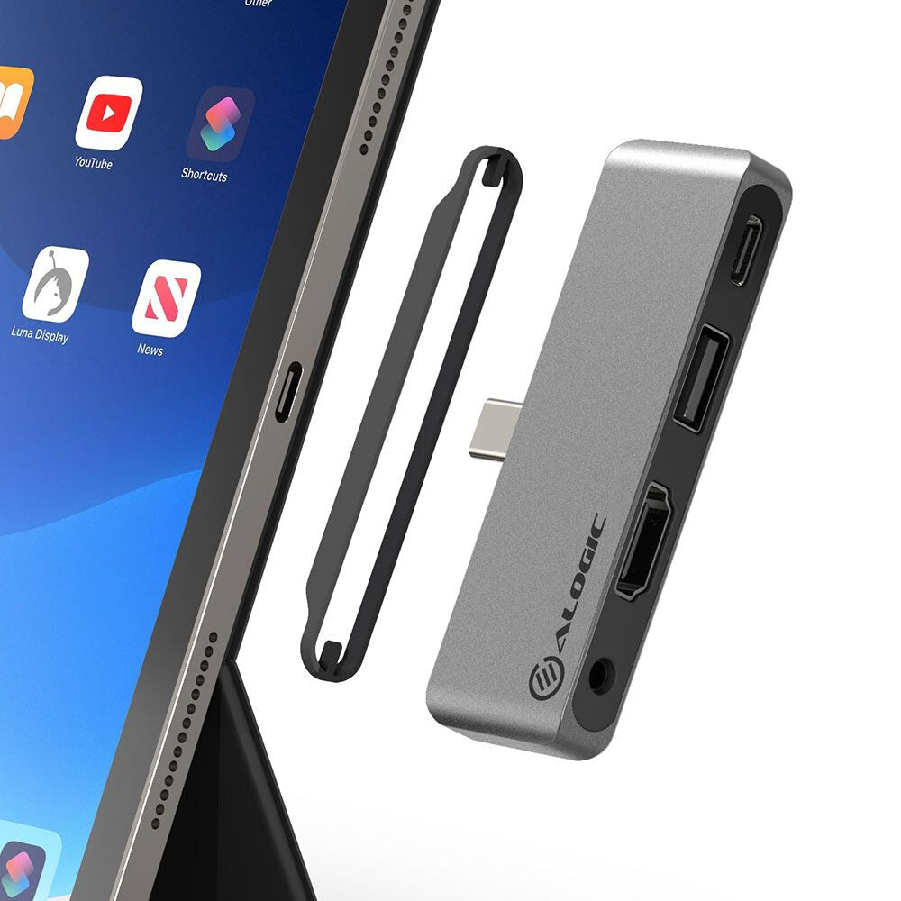 ALOGIC UCANCHD laptop dock/port replicator USB 2.0 Type-C Black, Grey - image 2