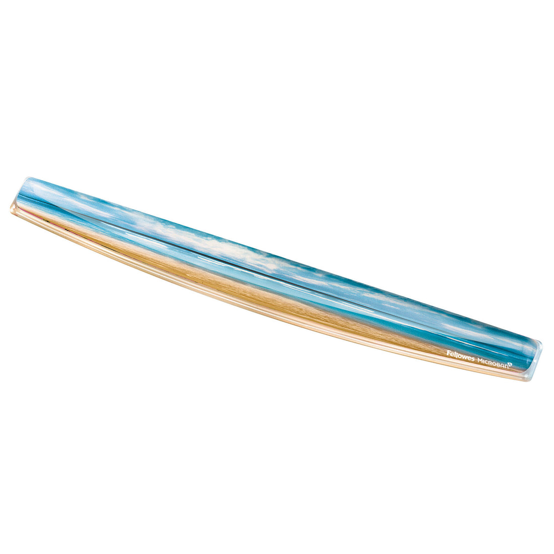 Fellowes Keyboard Wrist Rest - Photo Gel Wrist Rest with Non Skid Rubber Base & Antibacterial Protection