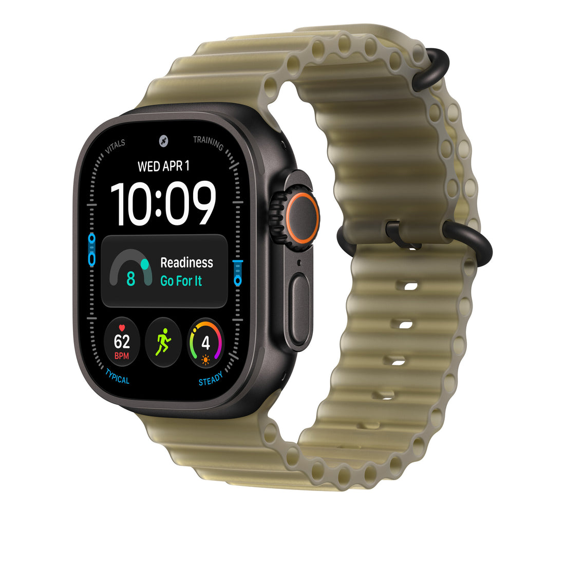 Apple 49mm Translucent Kelp Ocean Band Extension - Black Titanium Finish - image 2