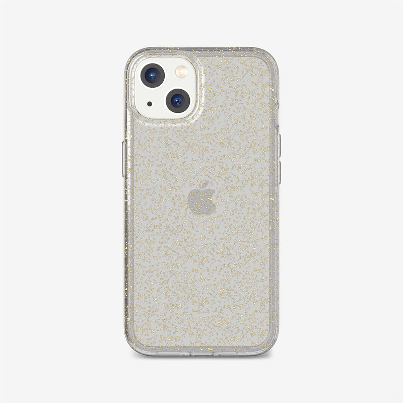 Tech21 Evo Sparkle mobile phone case 15.5 cm (6.1") Cover Gold, Transparent