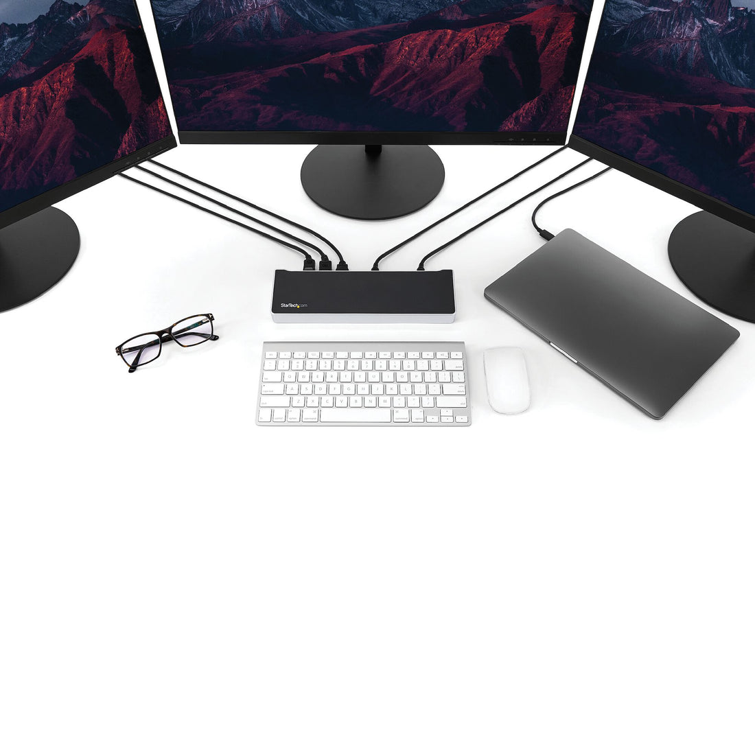 StarTech.com 4K USB-C Dock , Triple UHD 4K Monitor Docking Station, Mac & Windows, USB C to HDMI - image 4