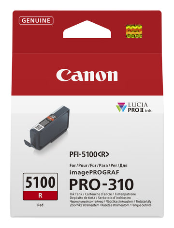 Canon PFI-5100 R ink cartridge Original Red