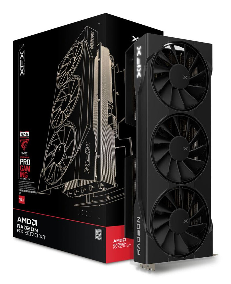 XFX Swift Radeon RX 9070 XT Gaming Edition AMD 16 GB GDDR6