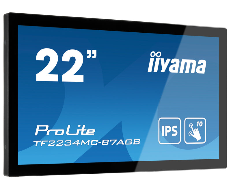 iiyama ProLite TF2234MC-B7AGB computer monitor 54.6 cm (21.5") 1920 x 1080 pixels Full HD LED Touchscreen Multi-user Black