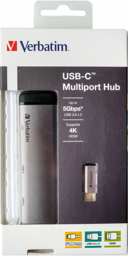 Verbatim 49140 laptop dock/port replicator USB 3.2 Gen 1 (3.1 Gen 1) Type-C - image 2