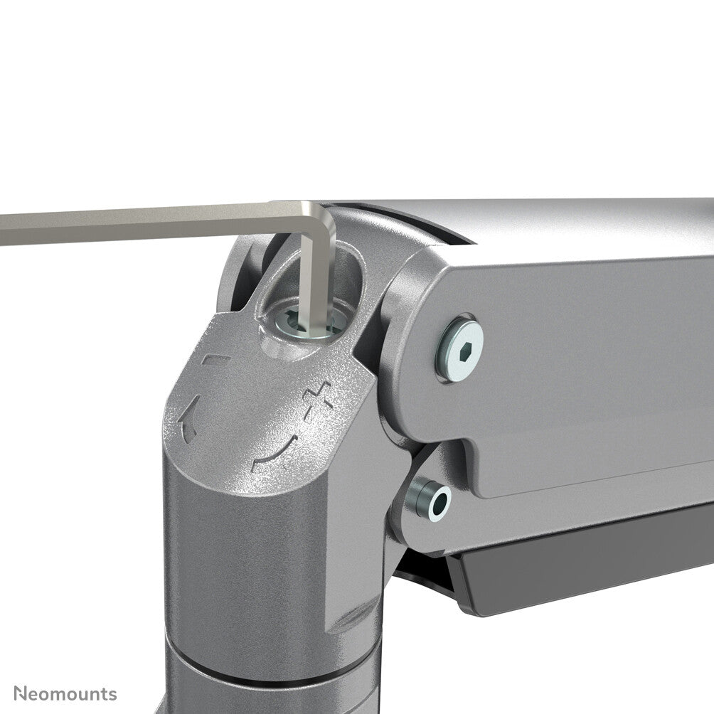 Neomounts NM-D775DX3SILVER Monitor arm 17-27" - gas spring - Topfix - 180°-stop - image 8