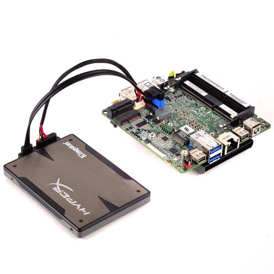 Silverstone Zubehör Modding SATA cable 0.18 m SATA 7-pin SATA 22-pin Black