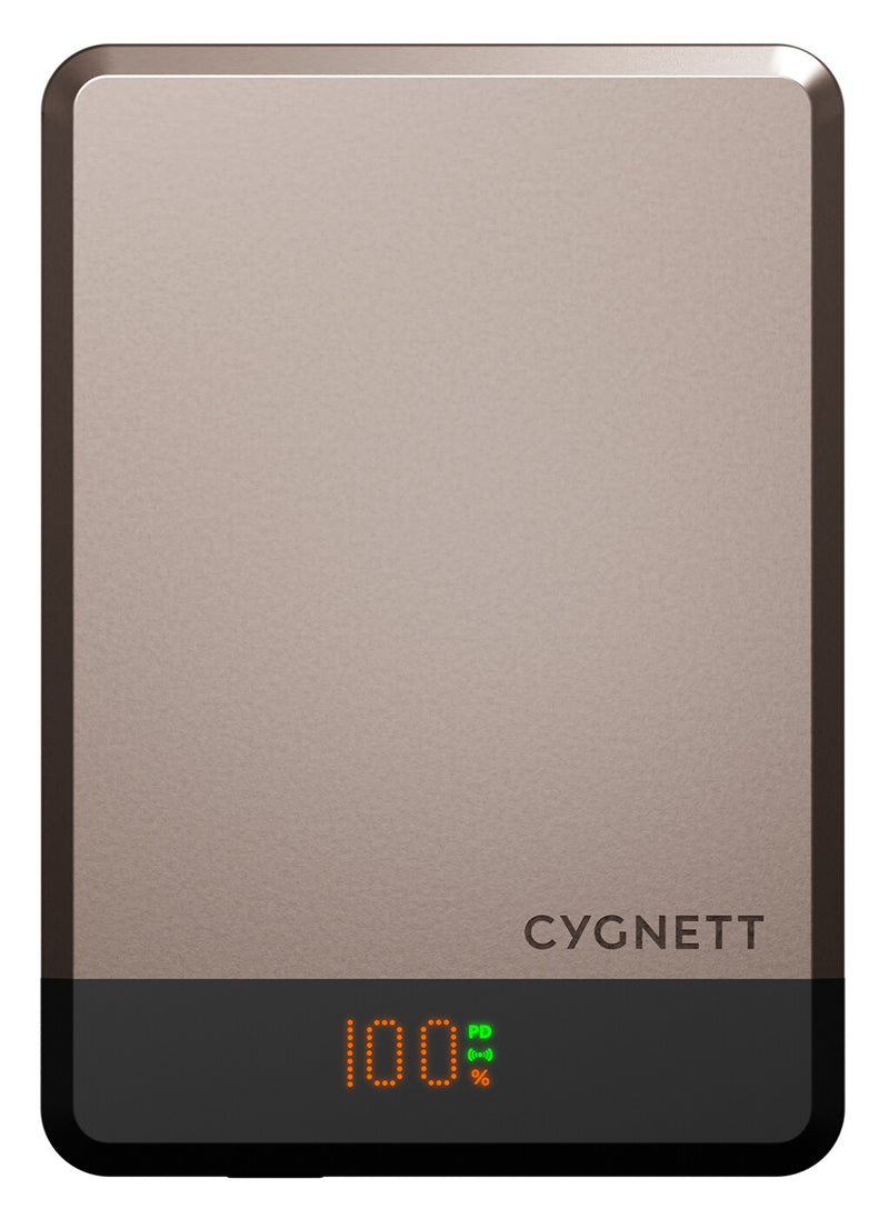 Cygnett CY5279PBCHE power bank Lithium-Ion (Li-Ion) 10000 mAh Wireless charging Champagne