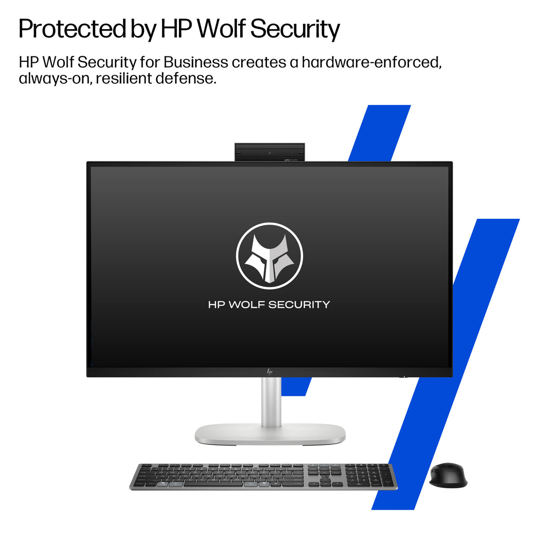 HP E6EQ9ET All-in-One PC/workstation 60.5 cm (23.8") 1920 x 1080 pixels 16 GB DDR5-SDRAM Windows 11 Pro Wi-Fi 7 (802.11be) AI PC Silver
