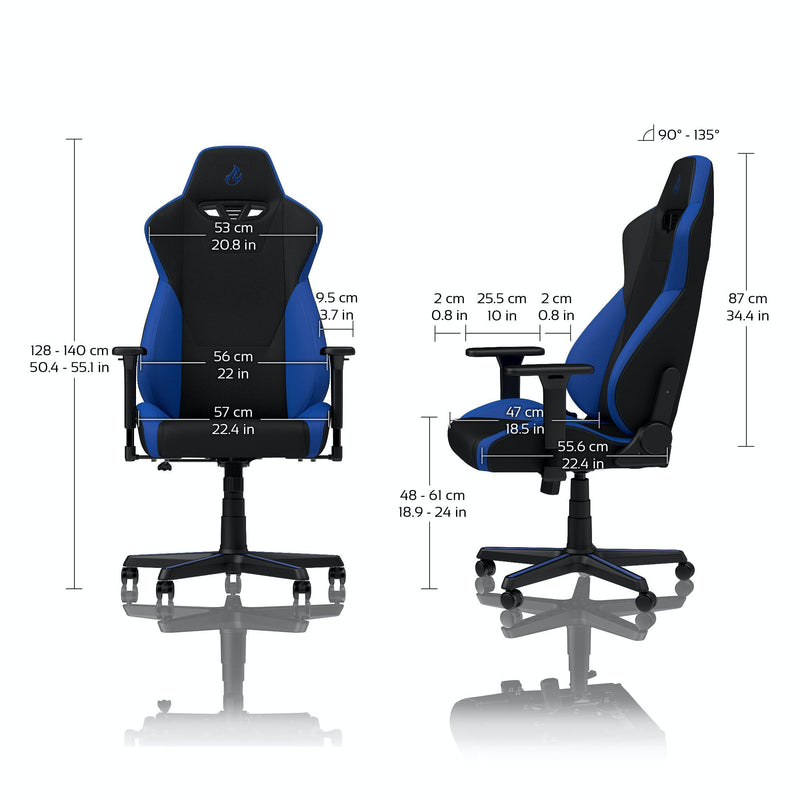 Nitro Concepts S300 Fabric Gaming Chair - Galactic Blue