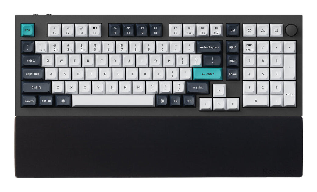 Keychron PR55 wrist rest Silicone Black | Back to the Office