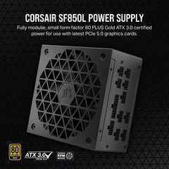 Corsair RPS0155 power supply unit 850 W 24-pin ATX SFX-L Black