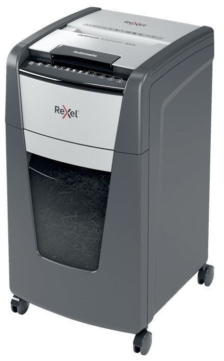 Rexel Optimum AutoFeed+ 300X paper shredder Cross shredding 55 dB 23 cm Black, Silver - image 2