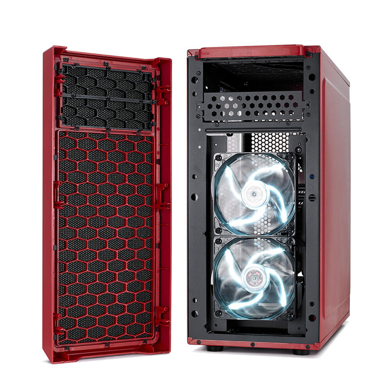 Fractal Design Focus G Midi Tower Black, Red