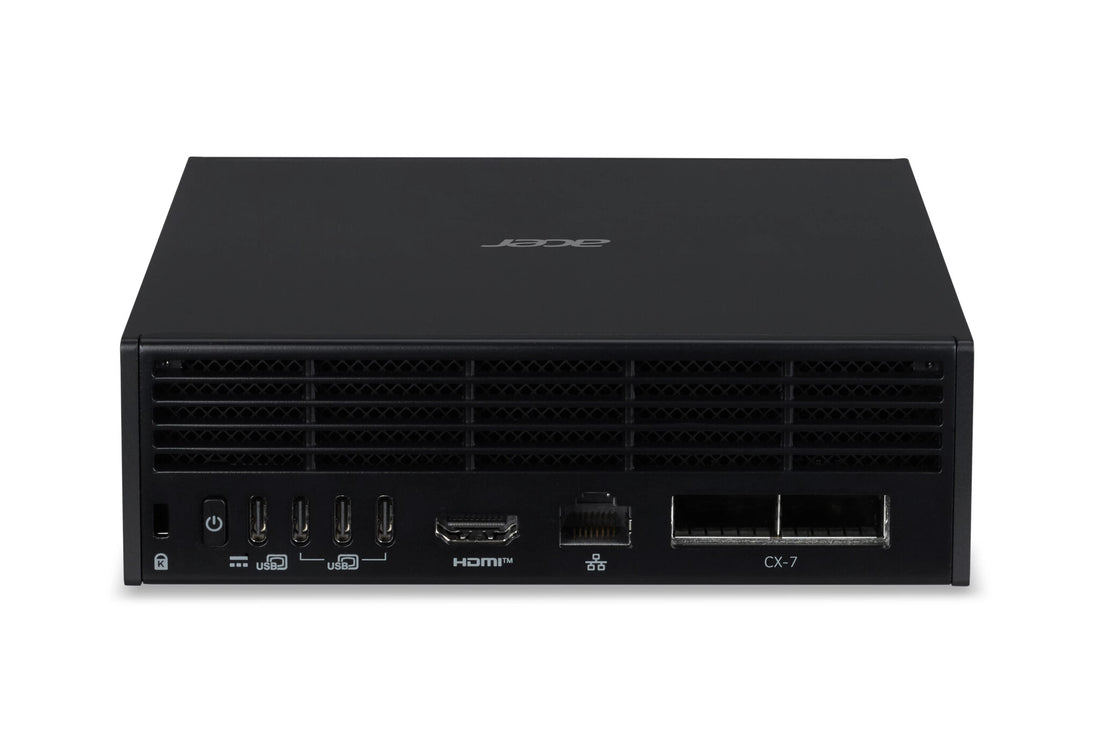 Acer Veriton GN100 AI-006 GB10 128 GB LPDDR5x-SDRAM 2 TB SSD DGX OS Mini PC Workstation Black, Grey - image 2