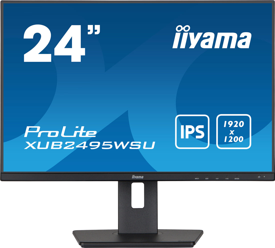 iiyama ProLite XUB2495WSU-B5 computer monitor 24.1" 1920 x 1200 pixels WUXGA LCD Black