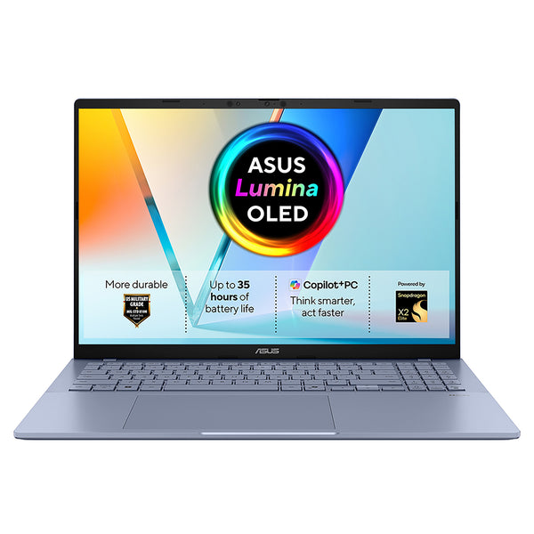 ASUS Vivobook S16 16" Laptop (90NB17P5-M001F0) - Snapdragon X2, 16GB RAM, 1TB SSD, Windows 11 Home