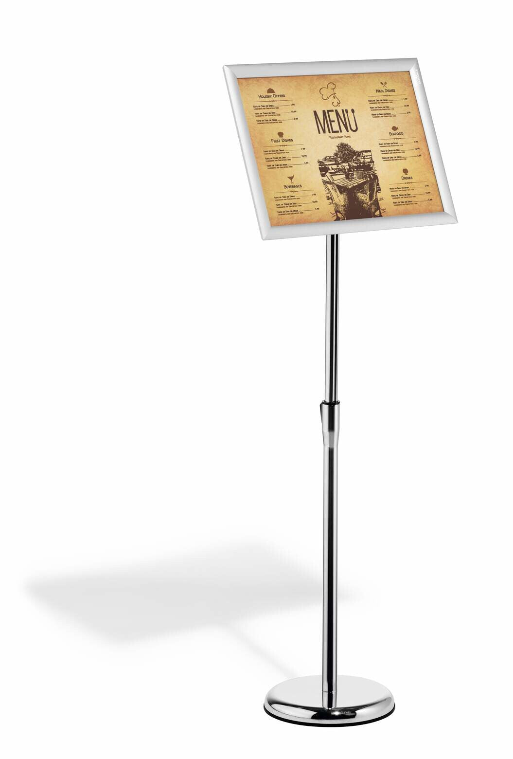 Durable 479923 sign holder/information stand A3 Aluminium, Plastic, Steel Silver - image 4