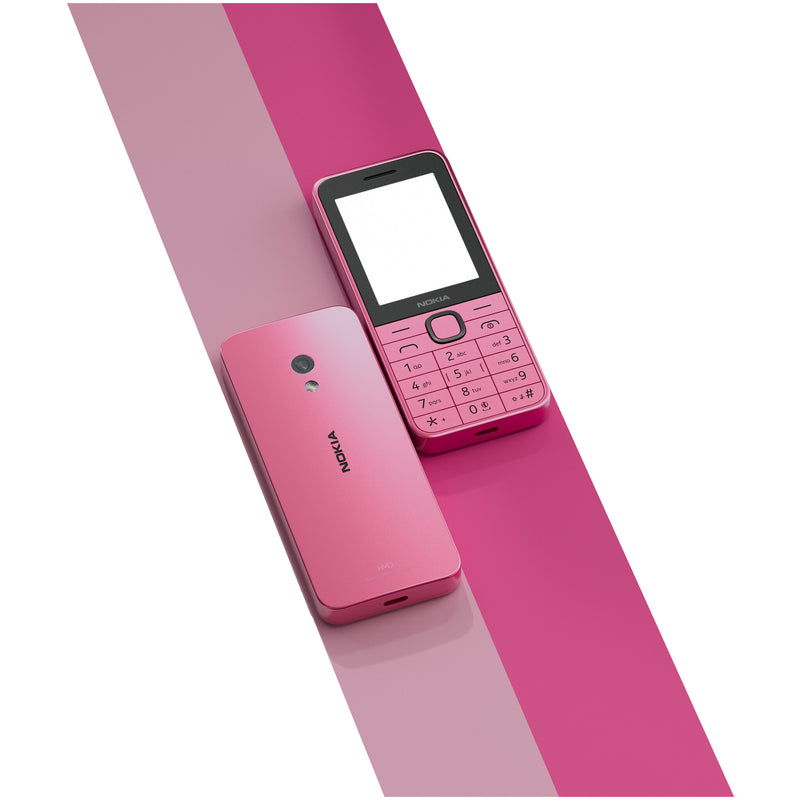 Nokia 225 (2024) - 4G, VoLTE, 2,4", 0,3MP, 64MB/128MB Pink