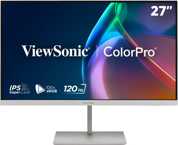ViewSonic VP Series 27" QHD 120Hz Monitor, Silver (VP2766-2K-W)