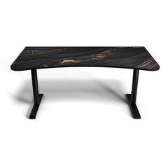 Arozzi Arena Gaming Desk - Black Gold