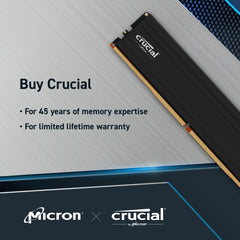 Crucial Pro memory module 48 GB 2 x 24 GB DDR5 6000 MHz