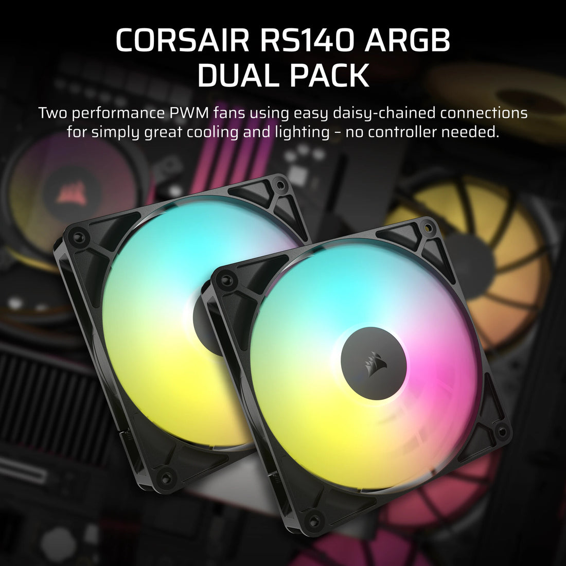 Corsair RS140 ARGB Computer case Fan 14 cm Black - image 5