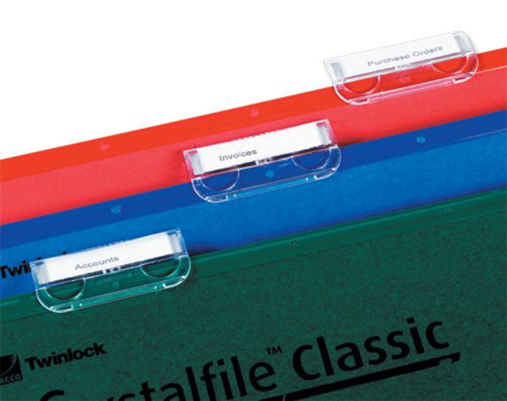 Rexel Crystalfile Crystal Tab Clear (50) - image 4