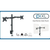 piXL Desk-Mounted Fully-Adjustable Dual Monitor Arm for Screens Up To 27" - image 2