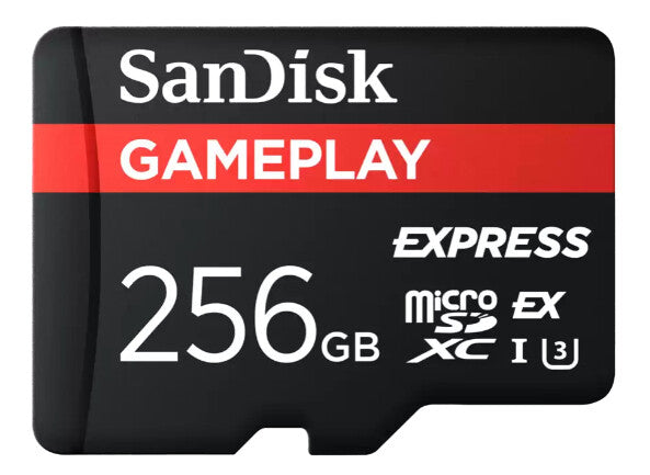 SanDisk GamePlay Express microSD 256GB UHS-I Class 10